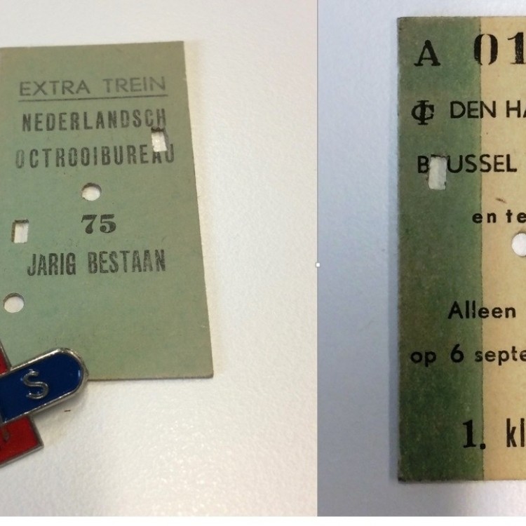 NLO first class old trainticket