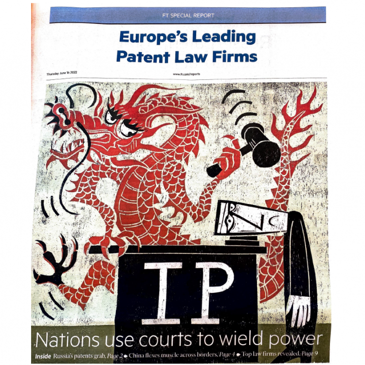 Financial Times | Award for leading IP firms