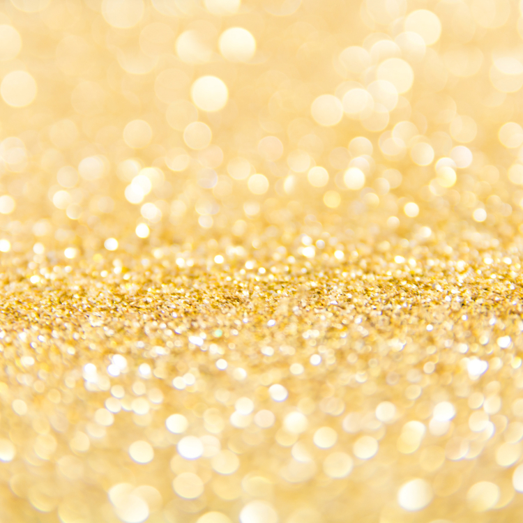 golden glitter