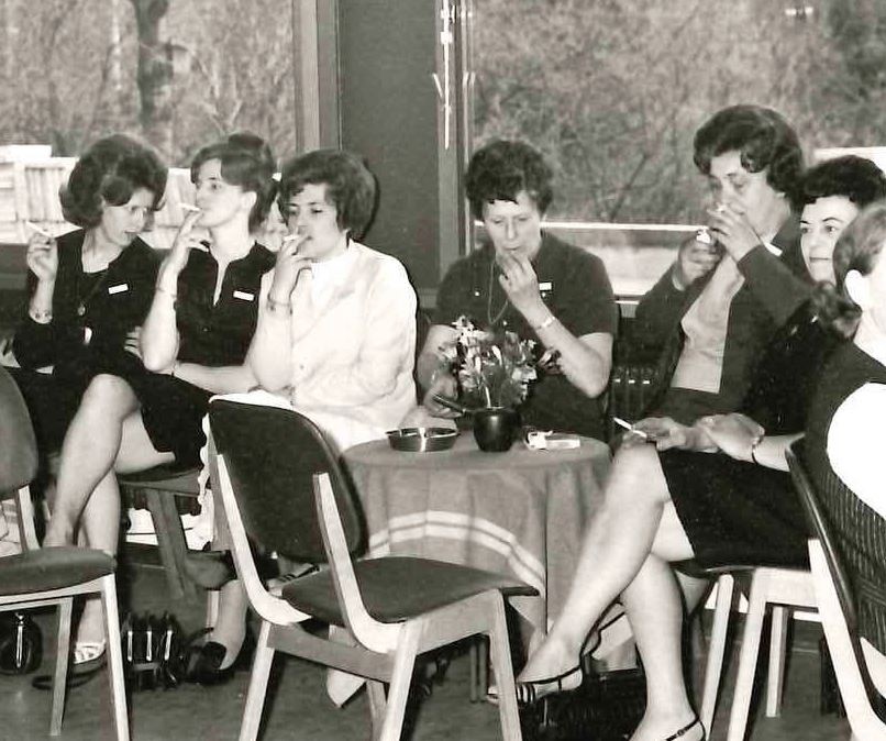 Female employees at NLO in 1969