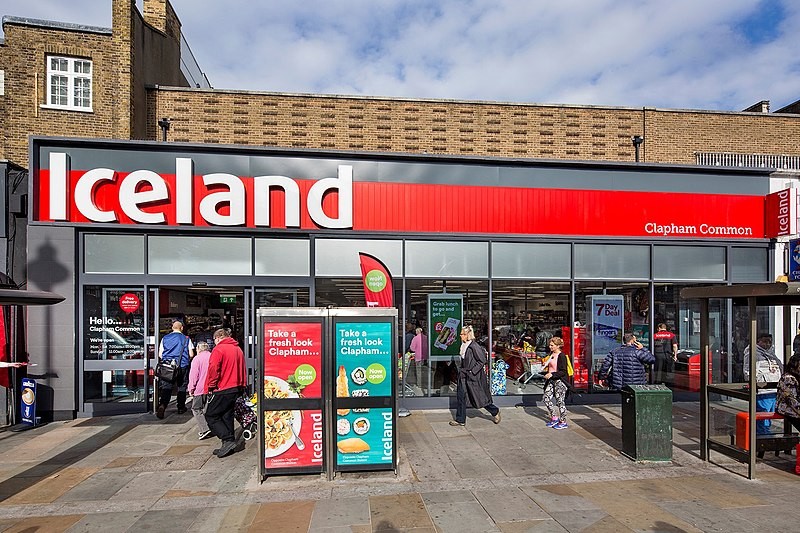 Iceland supermarket